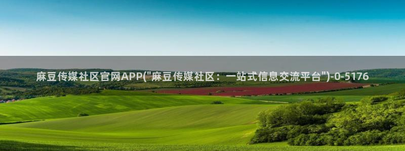麻豆传媒官网油管:麻豆传媒社区官网APP(\